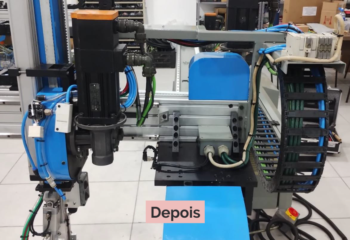 Equipamento depois do retrofit